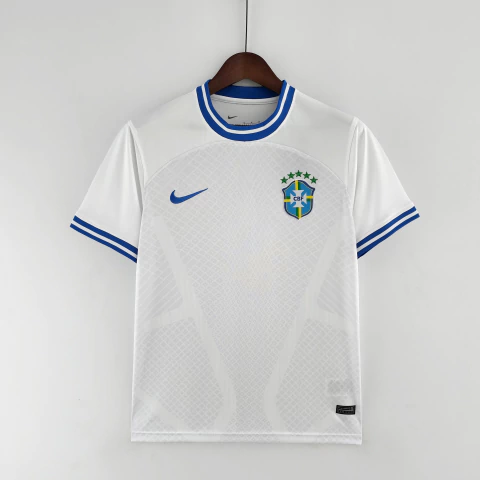 Camisa Seleção do Brasil Edição Especial 2022/23 - Torcedor Nike - Branca com detalhes em azul - comprar online