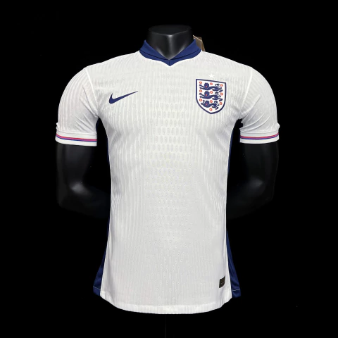 Camisa Inglaterra I 2024/25 Jogador Pro - Branca e Azul - comprar online