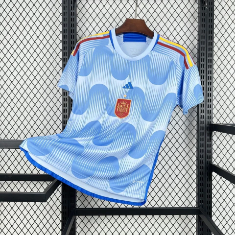Camisa Retrô Espanha 2022 - Azul
