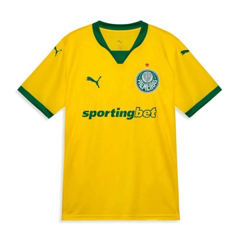 Camisa Palmeiras III 25/26 - Torcedor Puma Masculina - Amarelo - comprar online