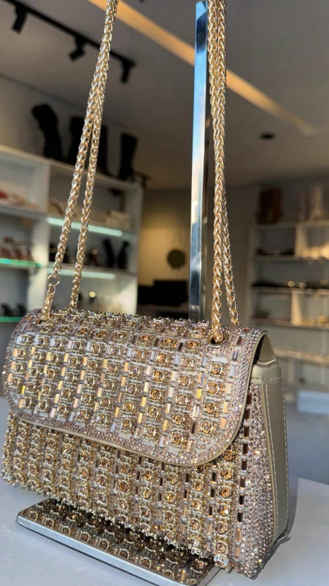 Bolsa Luxo Gold