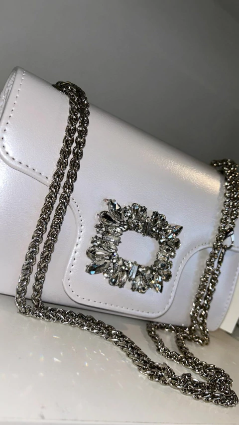 Bolsa Cristal Perola