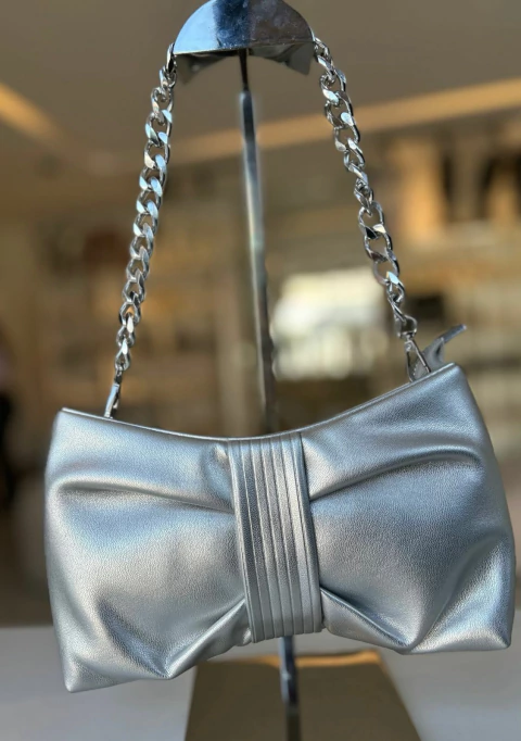 Bolsa Laço Prata