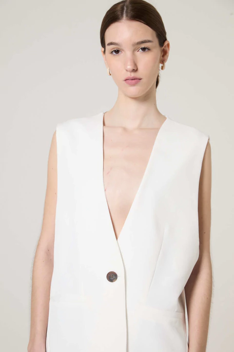 CHALECO LUAN DE LINO - comprar online