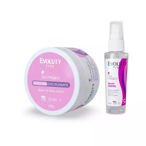 Máscara Disciplinante + Sérum Selante Proteção Térmica | Transformação para Cabelos Lisos - comprar online