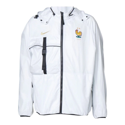 Jaqueta Corta-Vento Seleção França 24/25 - Masculina Nike - Branca