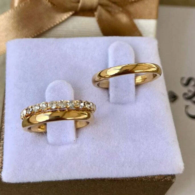 Par Alianças Lviv Banhada - 3mm