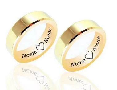 Gravação Par de Alianças