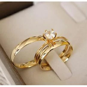 Par Alianças Maringá de Ouro 18k - 3.5mm