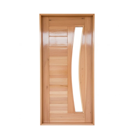 PORTA PIVOTANTE VISOR ARCO MADEIRA MACIÇA EUCALIPTO - comprar online