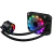 Watercooler Gamemax Ice Chill RBW 120M com ventilador RGB colorido e tubulação preta para resfriamento de processador