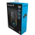 Embalagem do mouse USB Fortrek Cruiser New com iluminação RGB suave e design ergonômico preto
