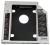 Adaptador para drive caddy de notebook, permite substituir unidade DVD por HD ou SSD, modelo 9.5mm com conexão Serial ATA