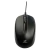 Mouse USB preto C3TECH MS-30BK com cabo, design simples e scroll central