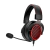 Fone de ouvido com microfone Redragon Luna H540 preto e vermelho