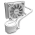 Water cooler PCYES Sangue Frio 3 White Ghost 120mm na cor branca com ventoinha e radiador