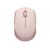 Mouse sem fio USB Logitech M170 Nano na cor rosa, visto de cima