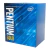 Caixa azul do processador Intel Pentium Gold para desktop com design moderno