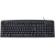 Teclado USB preto K-MEX KM-3728U com layout ABNT2 completo, incluindo teclado numérico e teclas de função