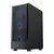Gabinete ATX Rise Mode Wave preto com painel frontal em malha e três ventoinhas ARGB iluminadas