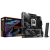 Placa mãe MB GIGABYTE B840M AORUS ELITE DDR5 com suporte AM5, ao lado da caixa do produto e antena para Wi-Fi