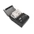 Mini impressora térmica portátil KNUP KP-1025 com papel de recibo saindo, botões de ligar e feed visíveis