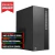 Computador desktop preto modelo Home/Office Lotus com processador AMD Ryzen 3 3200G, memória DDR4 de 8GB 3200MHz e SSD SATA III de 256GB, com aviso de pronta entrega