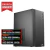 Computador desktop preto modelo Home/Office Basic com processador AMD Athlon 3000G, memória DDR4 de 8GB e SSD SATAIII de 120GB.