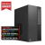 Computador desktop básico preto modelo Home/Office com processador AMD Athlon 3000G, 8GB de memória DDR4 e SSD SATAIII de 240GB