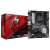 Placa mãe ASRock B550 Phantom Gaming 4 com socket AM4 e caixa vermelha com logo Phantom Gaming