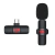 Microfone sem fio Redragon Athan Lapela GM-93 preto com receptor USB-C
