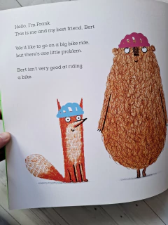 Frank and Bert. The one where Bert learns to ride a bike en internet