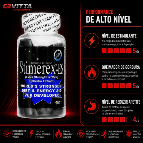 STIMEREX IMPORTADO - 90 TABLETES