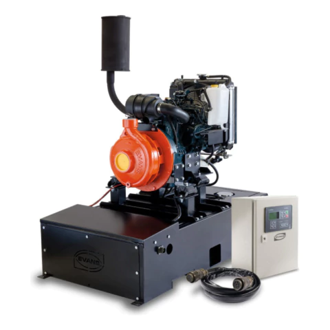 Motobomba Evans Diesel Kubota 25 Hp Sistema Contra Incendio