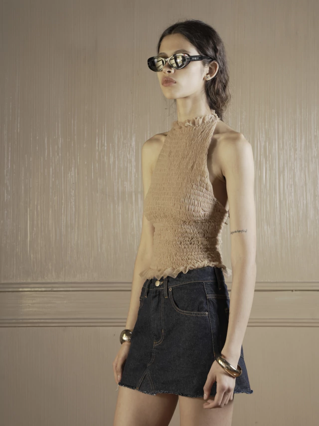 POLLERA STELLAR DENIM