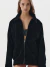 BOMBER ICONO GAMUZA NEGRO - JOTI H