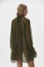 VESTIDO SERAPHINE GASA VERDE SECO - comprar online