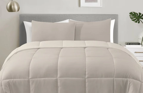 Acolchado Reversible Simil Plumon