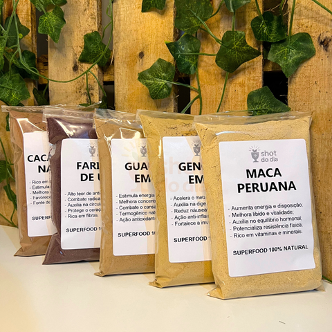 Kit Aumenta Libido | 5 Superfoods 100% Naturais - comprar online