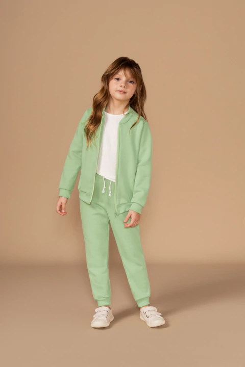 Conjunto Jaqueta Calça Moletom Matcha - Bugbee