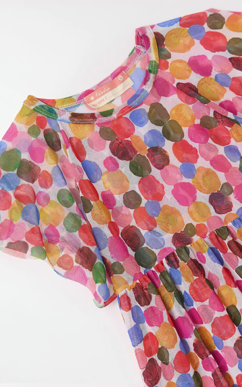 Vestido Tule Las Bolitas - Fabula