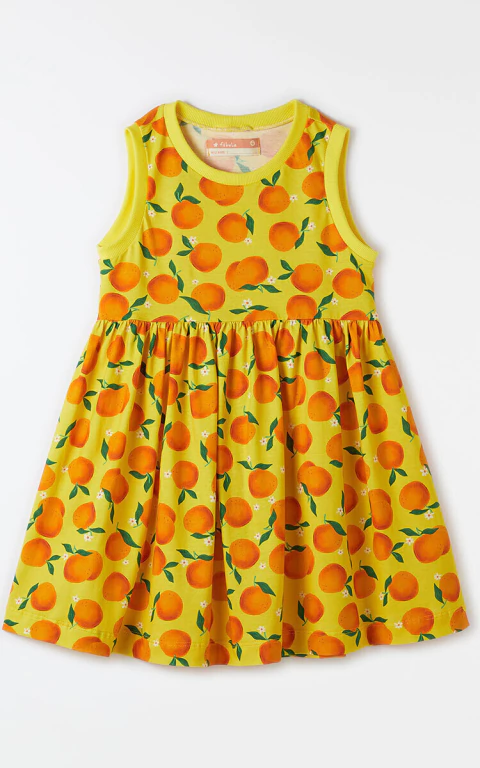 Vestido Malha Laranjinhas - Fabula