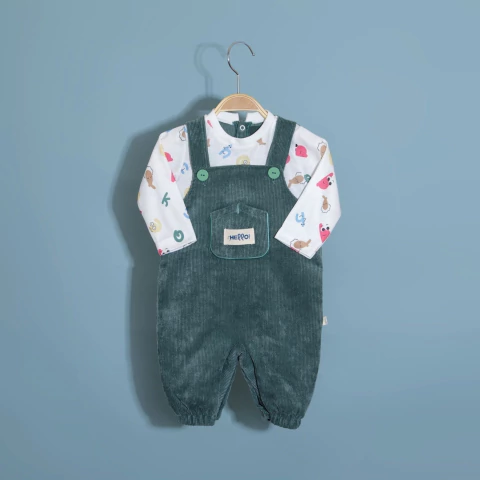 Jardineira Letras Verde - Keko