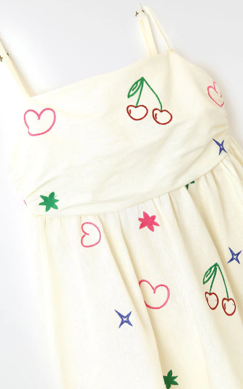 Vestido Bordado Diário Pop - Farm Futura