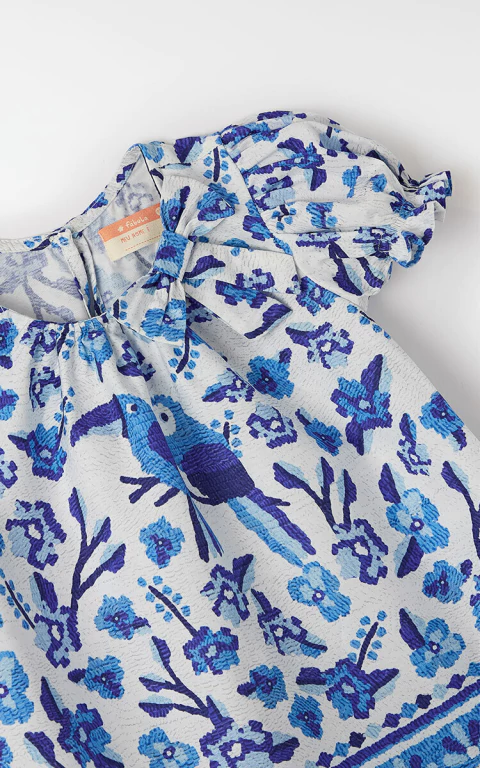 Vestido Bebê Jardim De Flores Mini - Fabula