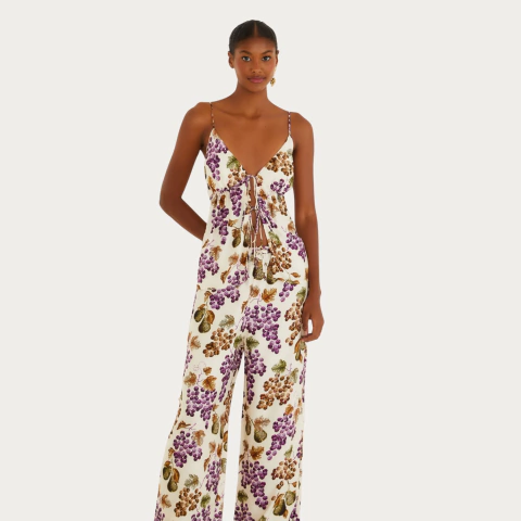 Calça Romance De Uva Adulto - Farm