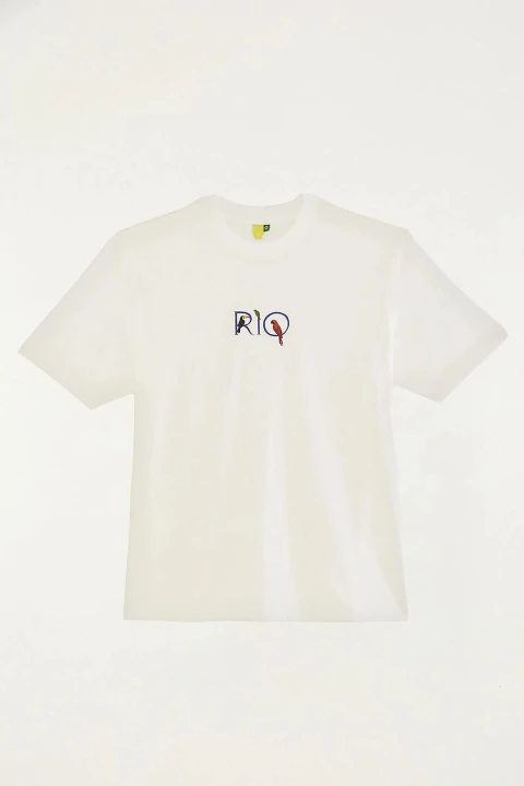 T-Shirt Ipanema Rio Off White Adulto - Farm