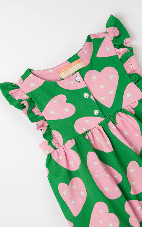 Macaquinho Bebe Malha Corazones - Fabula