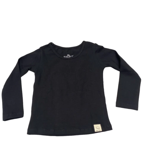 Blusa Essencial Manga Longa Preto- Bugbee
