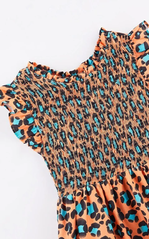 Vestido Onça Jet Laranja - Fabula